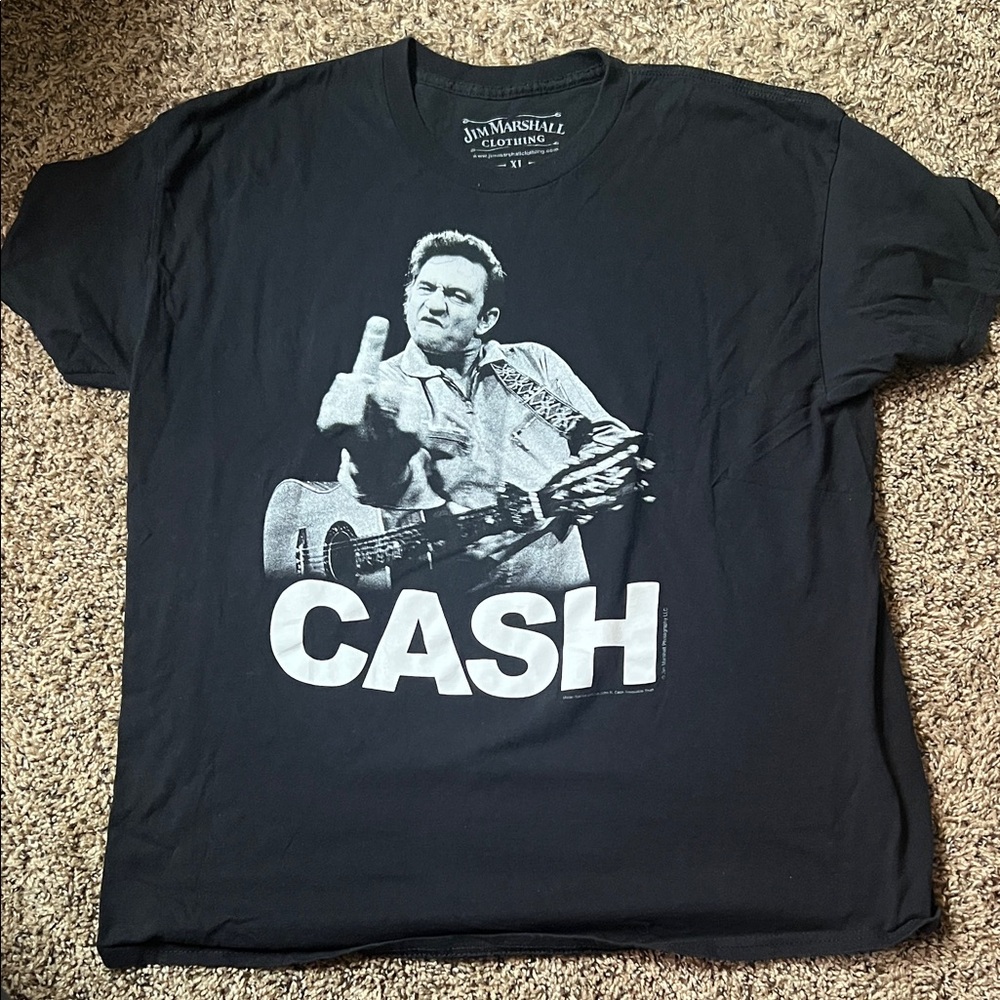 Johnny Cash Black Graphic Tee